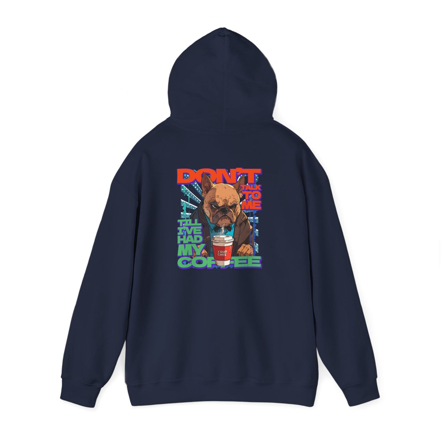 Copy of Don't Talk To Me Till I've Had My COFFEE【English】Unisex Heavy Blend™ Hooded Sweatshirt