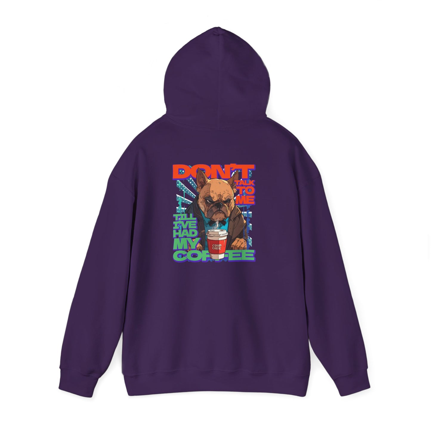 Copy of Don't Talk To Me Till I've Had My COFFEE【English】Unisex Heavy Blend™ Hooded Sweatshirt