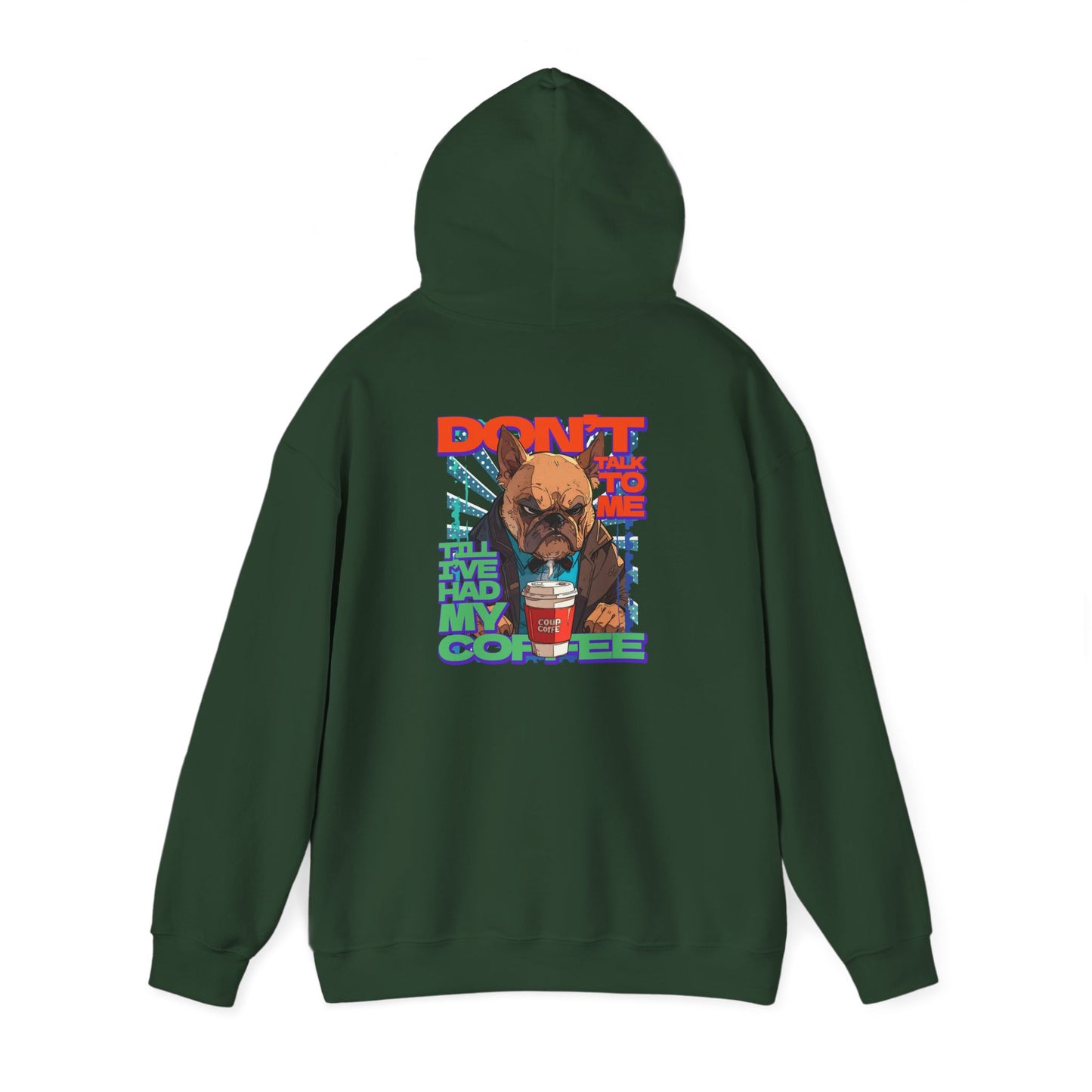 Copy of Don't Talk To Me Till I've Had My COFFEE【English】Unisex Heavy Blend™ Hooded Sweatshirt