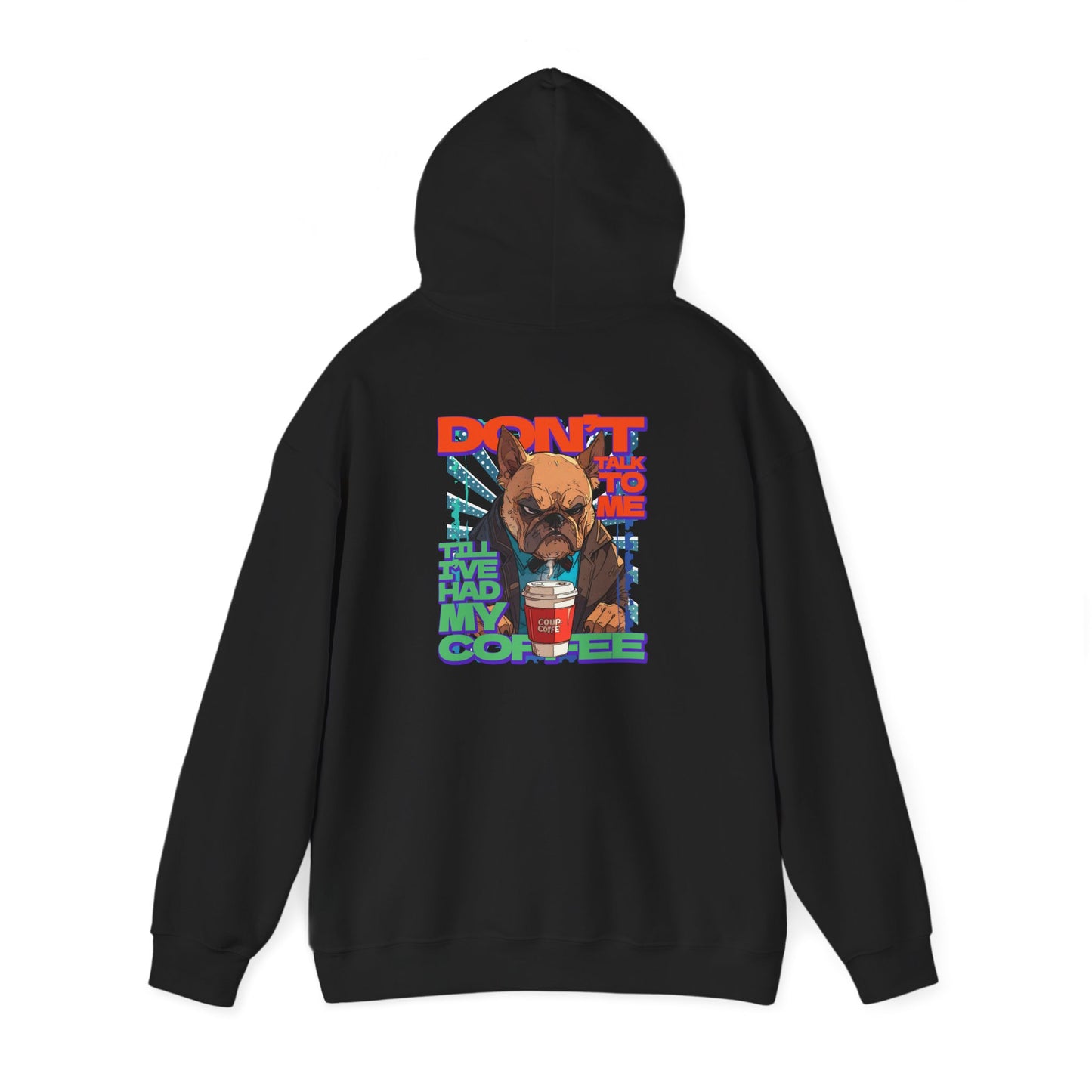 Copy of Don't Talk To Me Till I've Had My COFFEE【English】Unisex Heavy Blend™ Hooded Sweatshirt