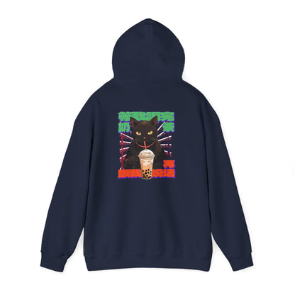 Don't Talk To Me Till I've Had My BOBA【Chinese】Unisex Heavy Blend™ Hooded Sweatshirt