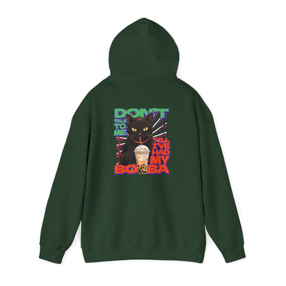 Copy of Don't Talk To Me Till I've Had My BOBA【English】Unisex Heavy Blend™ Hooded Sweatshirt