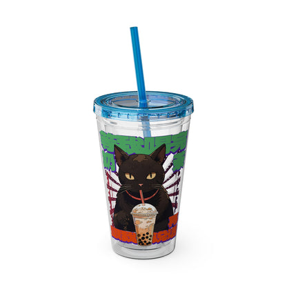 Don't Talk To Me Till I've Had My BOBA Tumbler 16oz