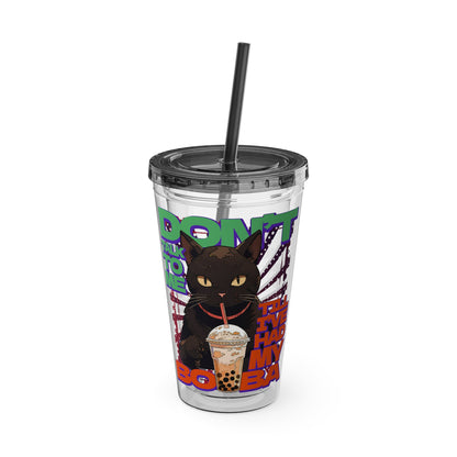 Don't Talk To Me Till I've Had My BOBA Tumbler 16oz