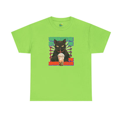 Don't Talk To Me Till I've Had My BOBA【Chinese】Unisex Heavy Cotton Tee