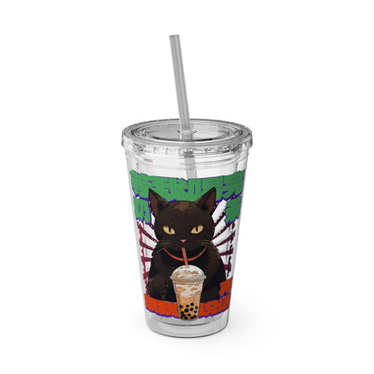 Don't Talk To Me Till I've Had My BOBA Tumbler 16oz