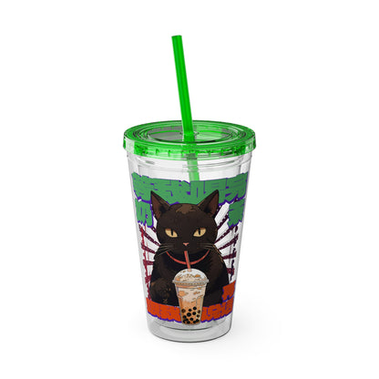 Don't Talk To Me Till I've Had My BOBA Tumbler 16oz