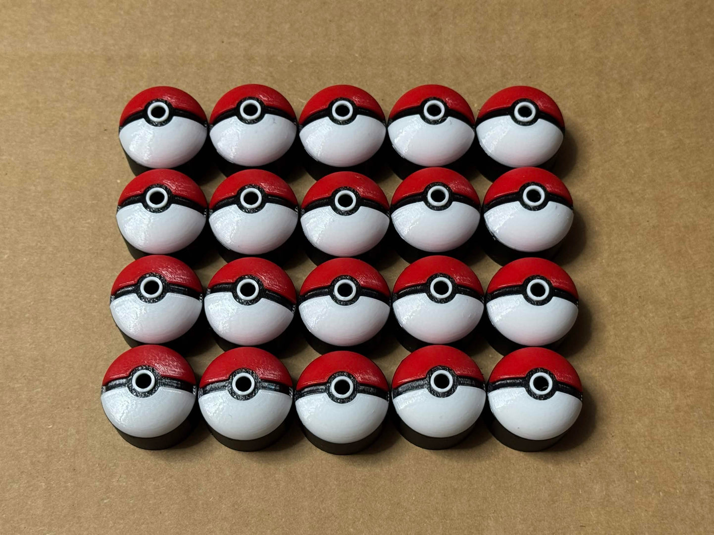 Pokeball Lug Nut Caps For 17mm Lug Nuts Protect Lugs From Dirt