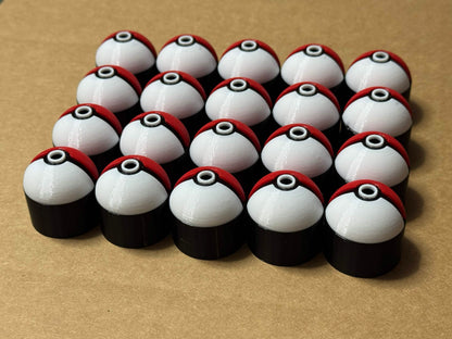 Pokeball Lug Nut Caps For 17mm Lug Nuts Protect Lugs From Dirt