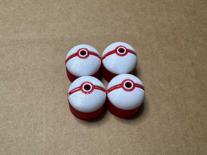 Pokeball Lug Nut Caps For 17mm Lug Nuts Protect Lugs From Dirt